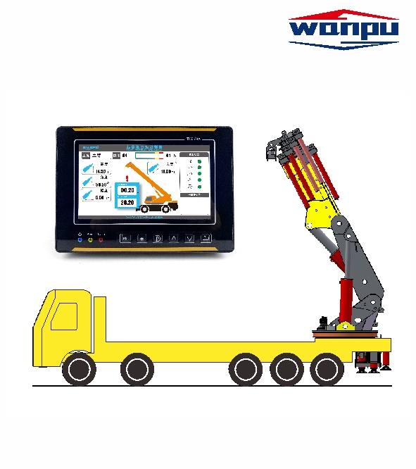 FOLDING BOOM CRANECRANE LOAD MOMENT INDICATOR